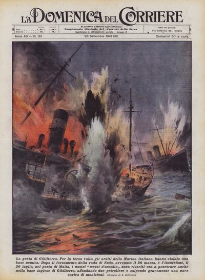 Gibraltars gjerning av Achille Beltrame