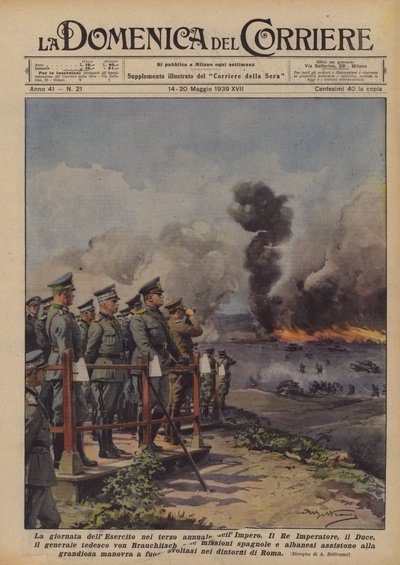 Army Day i den tredje årlige av imperiet av Achille Beltrame