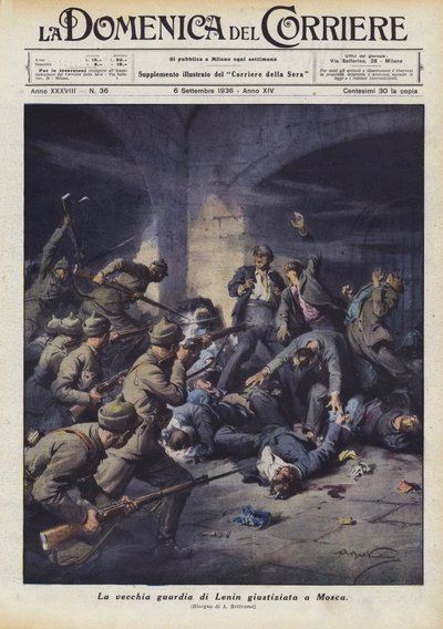 Lenins gamle garde henrettet i Moskva av Achille Beltrame