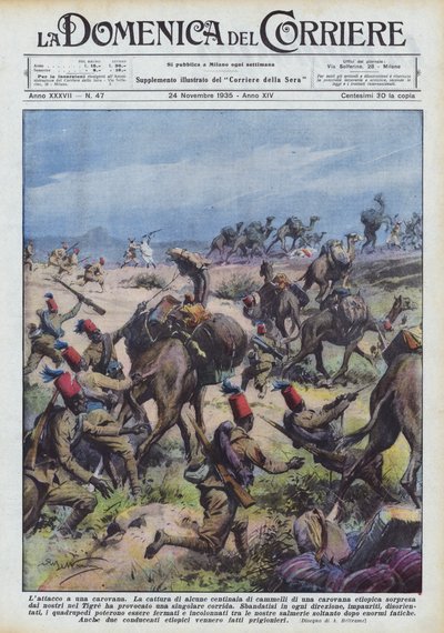 Angrepet på en campingvogn av Achille Beltrame