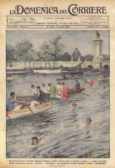 De store italienske sportsseirene i utlandet av Achille Beltrame