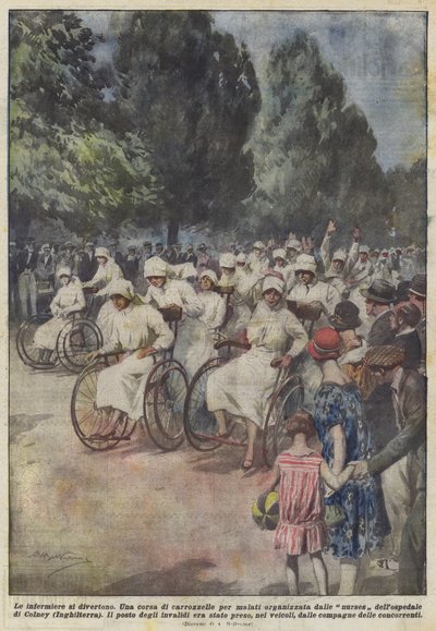 Sykepleierne har det gøy av Achille Beltrame
