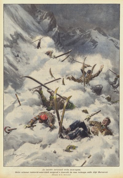 Fjellenes vinterfeller av Achille Beltrame