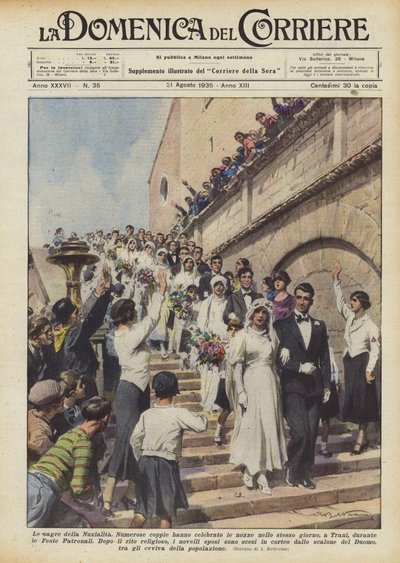 Bryllupsfestivalene av Achille Beltrame