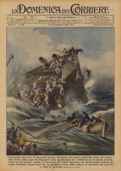 Tragediene på havet av Achille Beltrame