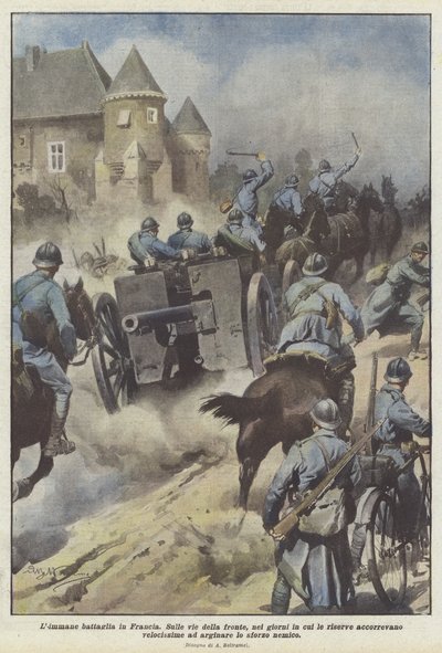 Det er kamp i Frankrike av Achille Beltrame