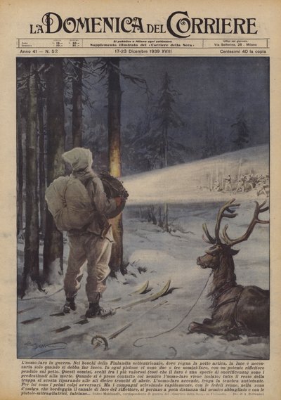 Fyrmann i krig av Achille Beltrame