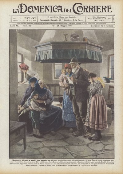 Budskap om tro til de som venter av Achille Beltrame
