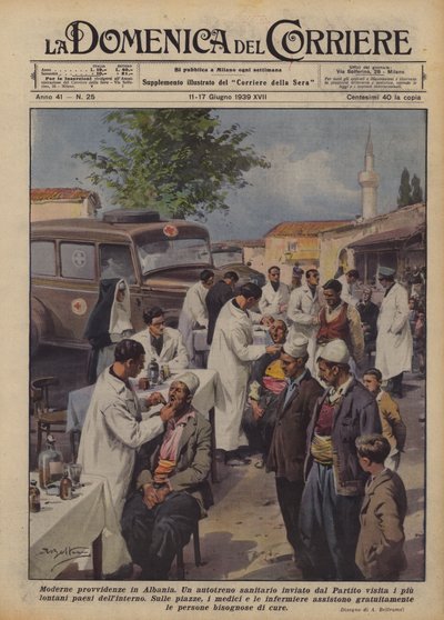 Moderne forsyn i Albania av Achille Beltrame