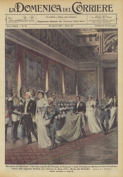 I hallene til Quirinale av Achille Beltrame