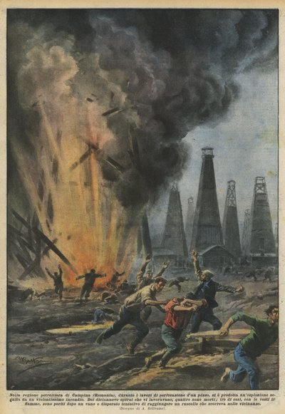 I oljeregionen Campina (Romania), under boring av en brønn? av Achille Beltrame