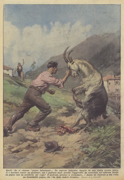 Det som kalles et lynnedslag av Achille Beltrame