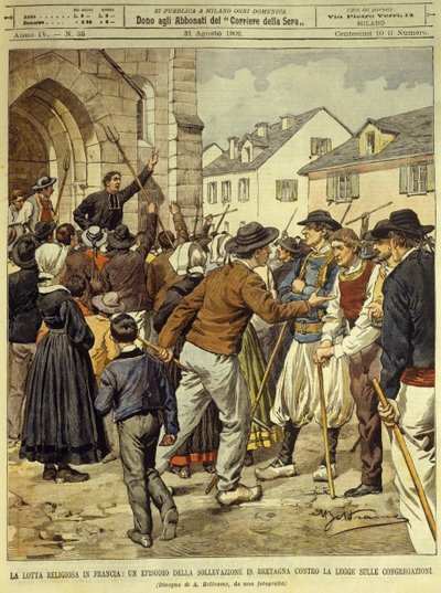 Religionskamp i Frankrike, 13. april av Achille Beltrame