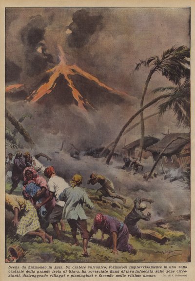 Slutt på verdensscenen i Asia av Achille Beltrame
