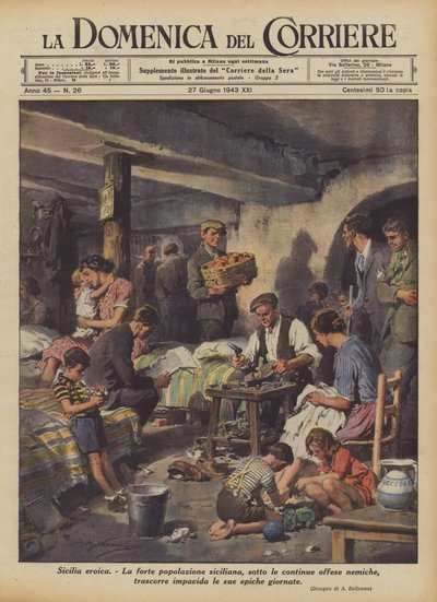 Heroisk Sicilia av Achille Beltrame