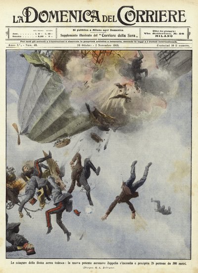 Tyskernes strabaser flykter av Achille Beltrame