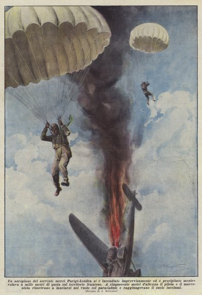 Fikk et fraktfly fra Paris-London plutselig fyr og styrtet? av Achille Beltrame