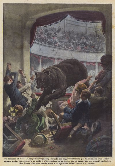 Et sirkusdrama av Achille Beltrame