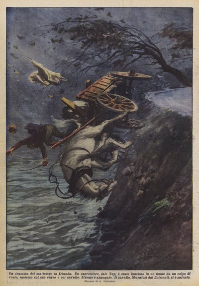 Et drama med dårlig vær i Irland av Achille Beltrame