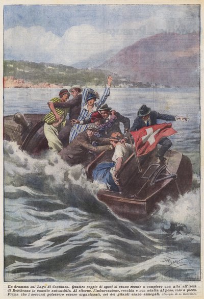 Et drama ved Bodensjøen av Achille Beltrame