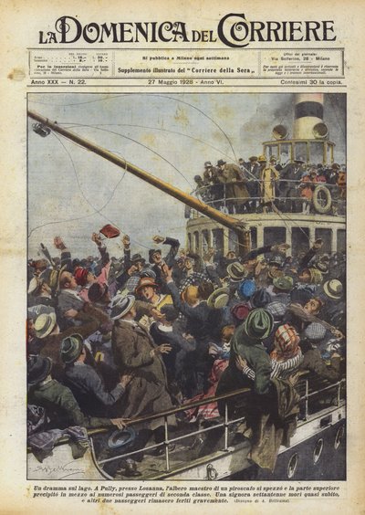 Et drama på sjøen av Achille Beltrame