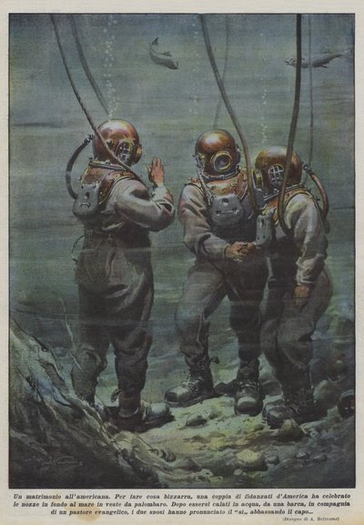 Et amerikansk bryllup av Achille Beltrame