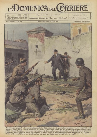 En spansk flyktning som gikk om bord i Valencia under polsk beskyttelse? av Achille Beltrame