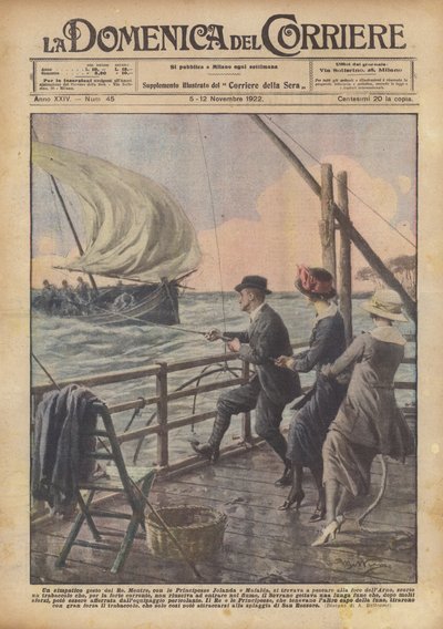 En fin gest fra kongen av Achille Beltrame