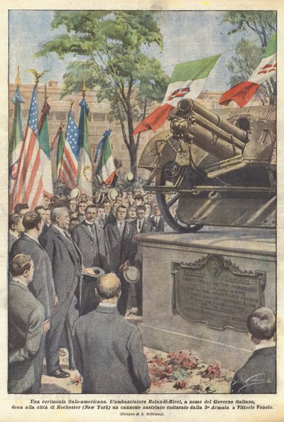 En italiensk-amerikansk seremoni av Achille Beltrame