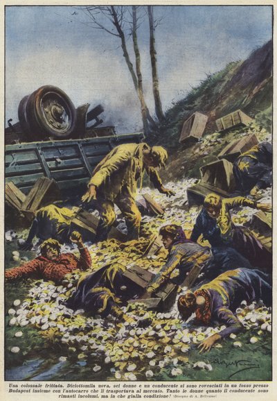 En kolossal omelett av Achille Beltrame