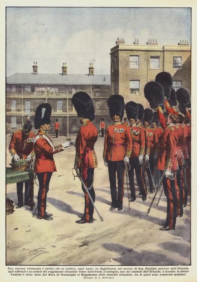 En merkelig seremoni og den som feires hvert år i England på St.? av Achille Beltrame