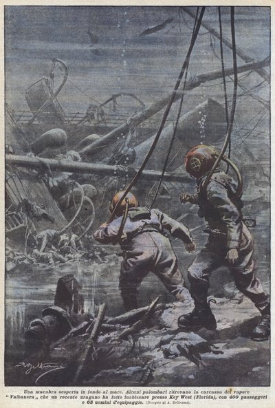 Et makabert funn på bunnen av havet av Achille Beltrame