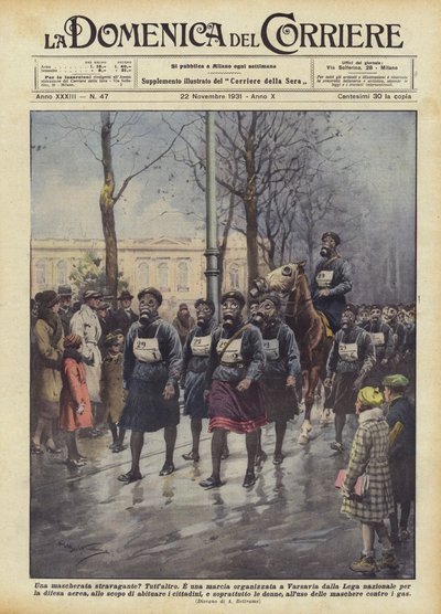 En ekstravagant maskerade? av Achille Beltrame