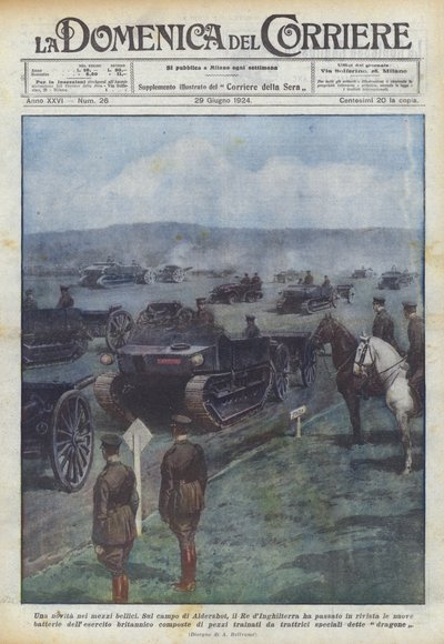 En nyhet i krigsmidlene av Achille Beltrame
