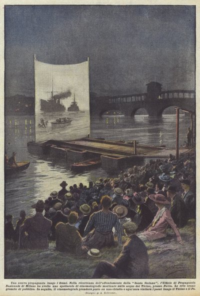 En ny propaganda langs elvene av Achille Beltrame