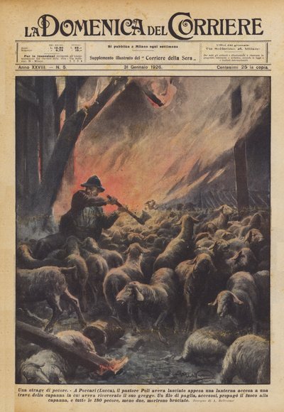 Et slakt av sau av Achille Beltrame