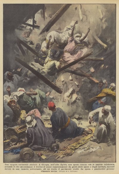 En tragisk bryllupsseremoni av Achille Beltrame