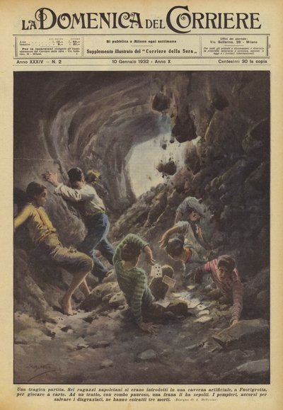 En tragisk kamp av Achille Beltrame