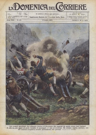 En dødelig eksplosjon av Achille Beltrame