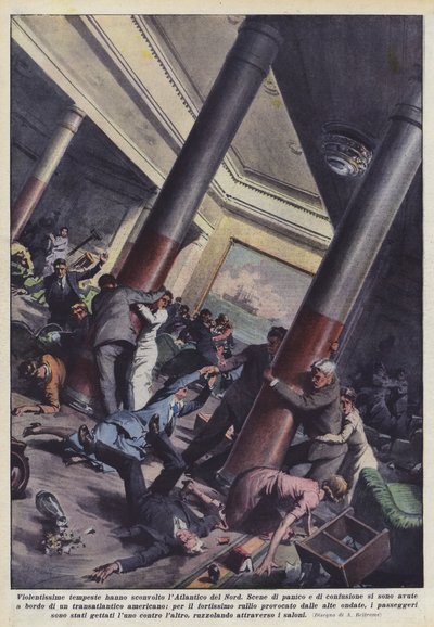 Voldsomme stormer har ødelagt Nord-Atlanteren av Achille Beltrame
