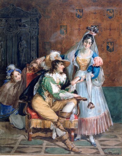 De kunne, c1820-1857 av Achille Devéria