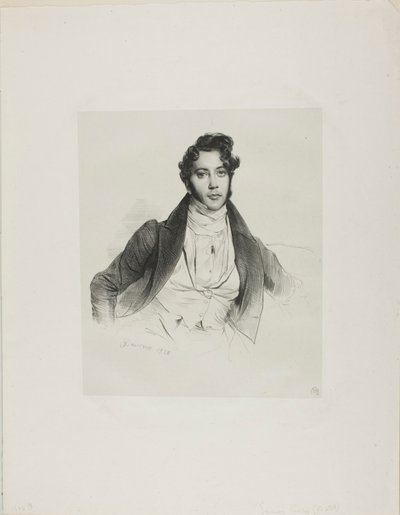 James Parry av Achille Devéria
