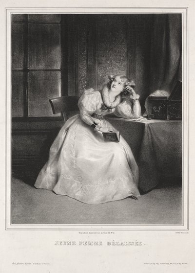 Reverie av Achille Devéria