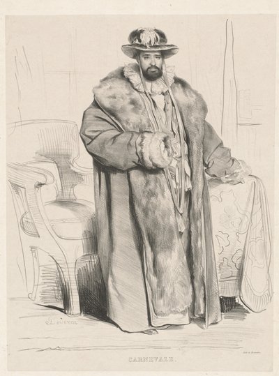 Carnevale av Achille Devéria