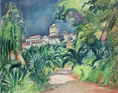 Hagene ved universitetet i Coimbra, Portugal av Achille Emile Othon Friesz