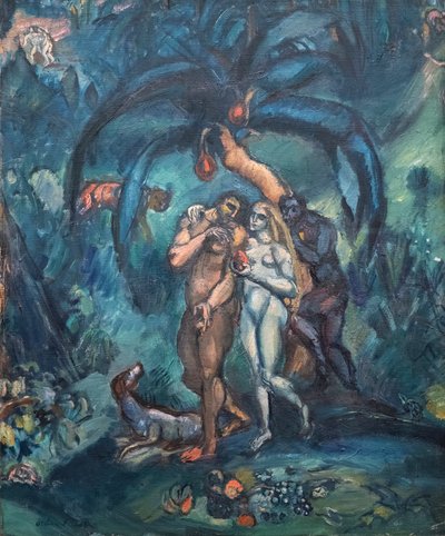Fristelse (Adam og Eva) av Achille Emile Othon Friesz