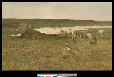 Beite på dalen, 1906 av Achille Formis Befani