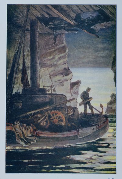Illustrasjon fra The Workers of the Sea av Victor Hugo (1802-85) 1923 av Achille Granchi Taylor