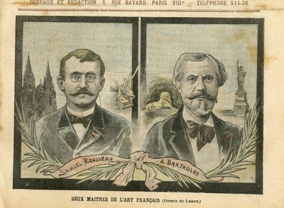 Illustrasjon av Achille Lemot (1846-1909) i Le Pelerin av Achille Lemot