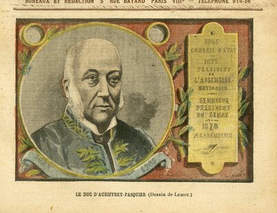 Illustrasjon av Achille Lemot (1846-1909) i Le Pelerin av Achille Lemot